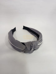 Knotted Wide Headband Design 16 4 Gray Hair Accessories