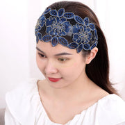 Lace Flower Wide Headband Hair Accessories