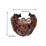 Lace Flower Wide Headband Hair Accessories