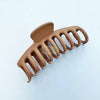 Large Claw Hair Clip | 11 cm | Matte Brown Hair Claws & Clips