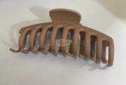 Large Claw Hair Clip | 11 cm | Matte Brown Hair Claws & Clips