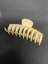 Large Claw Hair Clip | 11 cm | Matte Yellow Hair Claws & Clips