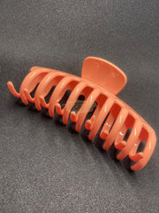 Large Claw Hair Clip | 11 cm | Peach Glossy Hair Claws & Clips