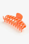 Large Claw Hair Clip | 11 cm | Peach Glossy Hair Claws & Clips