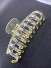 Large Claw Hair Clip | 11 cm | Translucent Yellow Hair Claws & Clips