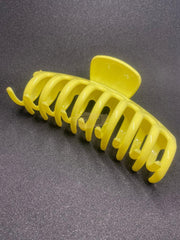 Large Claw Hair Clip | 11 cm | Yellow Glossy Hair Claws & Clips