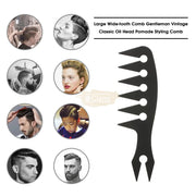 Large Wide-Tooth Comb Hair Brush