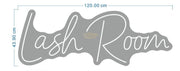 Neon Sign with Remote | White | Lash Room 120*43.9cm Indoor LED Sign