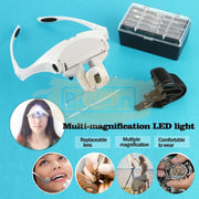LED Head Lamp Magnifying Glasses