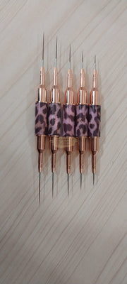 Leopard Print Double-Sided Nail Art Liner Brush (price per piece) Nail Art Brush