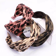 Leopard Print Knotted Wide Headband Design 12 Hair Accessories