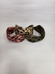 Leopard Print Knotted Wide Headband Design 12 Hair Accessories