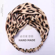 Leopard Print Knotted Wide Headband Design 12 Hair Accessories