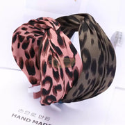 Leopard Print Knotted Wide Headband Design 12 Hair Accessories