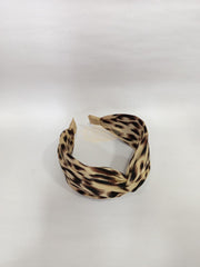 Leopard Print Knotted Wide Headband Design 12 Hair Accessories