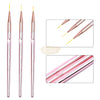 Liner Brush Set - 3 pieces Nail Brush Set