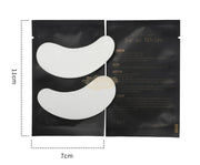 Lint Free Under Eye Gel Patch for Eyelash Extensions | Black (1 pair per pack) eyelash Patch