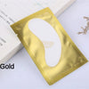 Lint Free Under Eye Gel Patch for Eyelash Extensions | Gold (1 pair per pack) eyelash Patch