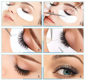 Lint Free Under Eye Gel Patch for Eyelash Extensions | Gold (1 pair per pack) eyelash Patch