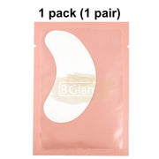 Lint Free Under Eye Gel Patch for Eyelash Extensions | Pink (1 pair per pack) 1 Pack (1 pair) eyelash Patch