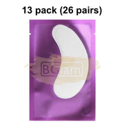 Lint Free Under Eye Gel Patch for Eyelash Extensions | Purple (1 pair per pack) 13 Packs (13 pairs) eyelash Patch