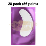 Lint Free Under Eye Gel Patch for Eyelash Extensions | Purple (1 pair per pack) 28 Packs (28 pairs) eyelash Patch