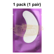 Lint Free Under Eye Gel Patch for Eyelash Extensions | Purple (1 pair per pack) 1 Pack (1 pair) eyelash Patch