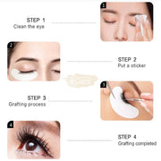 Lint Free Under Eye Gel Patch for Eyelash Extensions | White (1 pair per pack) eyelash Patch