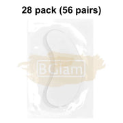 Lint Free Under Eye Gel Patch for Eyelash Extensions | White (1 pair per pack) 28 Packs (28 pairs) eyelash Patch