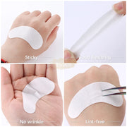 Lint Free Under Eye Gel Patch for Eyelash Extensions | White (1 pair per pack) eyelash Patch