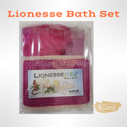 Lionesse Bath Set Fuchsia Bathroom Accessories