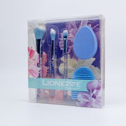 Lionesse Makeup Brush Set 1170 - Blue Makeup Accessories