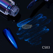 Liquid Chrome Nail Polish Mirror Effect Pigment CS03