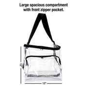 Clear PVC Tote Bag with Adjustable Strap