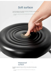 Low profile stool on wheels | 32cm | Black Stool