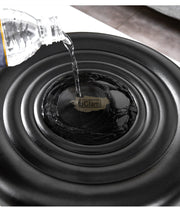 Low profile stool on wheels | 32cm | Black Stool