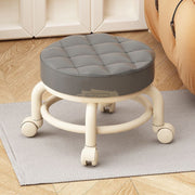 Low stool on wheels Low Stool