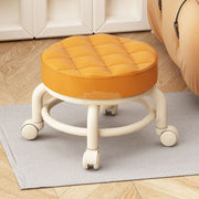 Low stool on wheels Low Stool