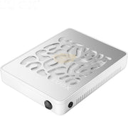 LUGX LG608 Plus Professional Nail Dust Collector 4500 RPM with 30 Pcs Filter Papers Nail Dust Vacuum