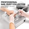 LUGX LG608 Plus Professional Nail Dust Collector 4500 RPM with 30 Pcs Filter Papers Nail Dust Vacuum