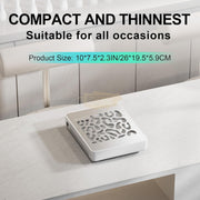 LUGX LG608 Plus Professional Nail Dust Collector 4500 RPM with 30 Pcs Filter Papers Nail Dust Vacuum