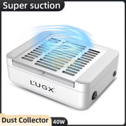 LUGX LG608 Professional Nail Dust Collector Aspirator Replaceable Filter 40W Compact Nail Dust Collector