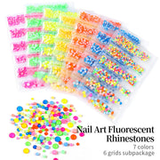 Luminous Rhinestones Multi-faceted flatback - Available in 6 colors Nail Art Tool