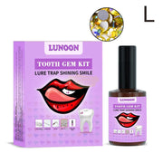 Lunoon Tooth Gem Kit Champagne Tooth Gem