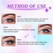 LZM 280pcs 30D + 40D Cluster lashes Mixed 9-16 | DIY Lashes DIY Lash Clusters