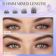 LZM 84pcs Sunflower Lash Clusters C-Curl Mixed 9-13mm | DIY Lashes DIY Lash Clusters