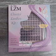 LZM 96pcs Lash Cluster Extension Kit | DIY Lashes DIY Lash Clusters