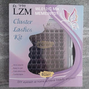 LZM 96pcs Lash Cluster Extension Kit | DIY Lashes DIY Lash Clusters