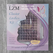 LZM 96pcs Lash Cluster Extension Kit | DIY Lashes DIY Lash Clusters