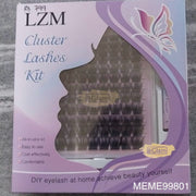 LZM 96pcs Lash Cluster Extension Kit | DIY Lashes DIY Lash Clusters